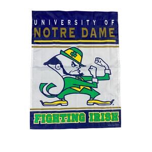 Notre Dame Fighting Irish Leprechaun Flag by Wincraft 27.5" x 36.5"